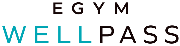 Das Logo zeigt den Schriftzug EGYM WELLPASS, wobei WELLPASS in Türkis hervorgehoben ist